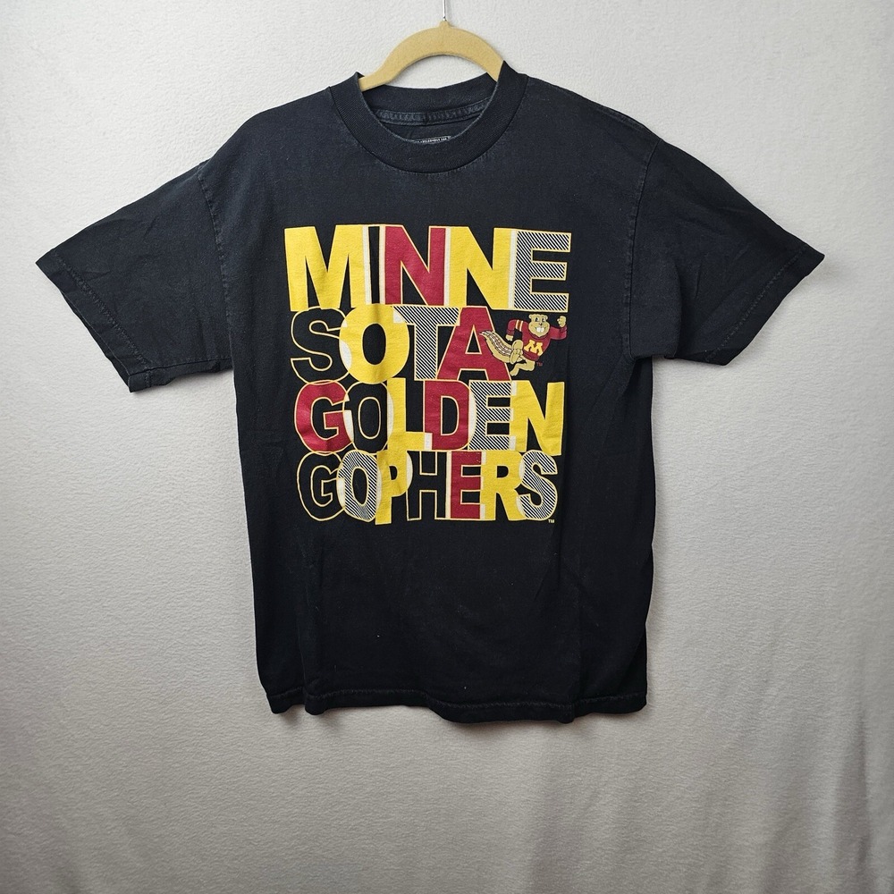 Champs Sports Shirt Men's Size Small Black Red Yellow T-Shirt MN Golden Gophers